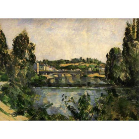 Cezanne, Paul - The Bridge and Waterfall at Pontoise