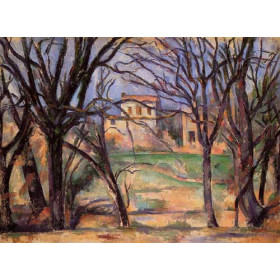 Cezanne, Paul - Trees and Houses