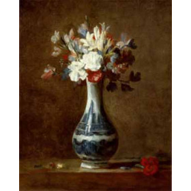 Chardin, Jean-Baptiste-Simeon - Vase of Flowers