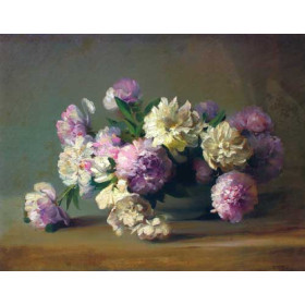 Charles Ethan Porter - Peonies in a Bowl