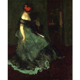 Charles W. Hawthorne - The Red Bow