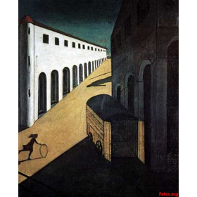 Chirico, Giorgio de - Melancholy and Mystery of a street