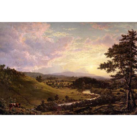 Church, Frederic Edwin - View near Stockbridge, Mass