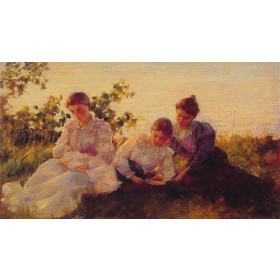 Curran, Charles Courtney - Three Women