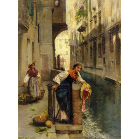 David Roberts - Fruit Sellers from the Islands, Venice