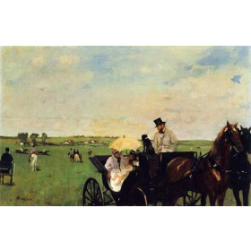 Degas, Edgar - A Carriage at the Races