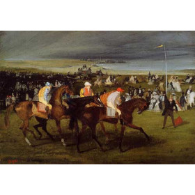 Degas, Edgar - At the Races, the Start