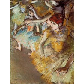 Degas, Edgar - Ballet Dancers on the Stage