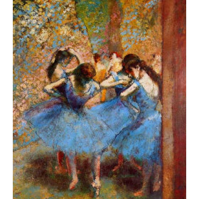 Degas, Edgar - Dancers in Blue