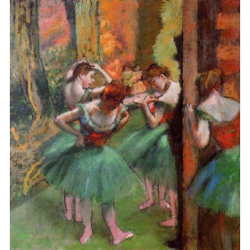 Degas, Edgar - Dancers, Pink and Green