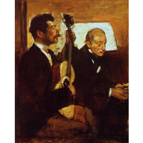 Degas, Edgar - Degas Father Listening to Lorenzo Pagans