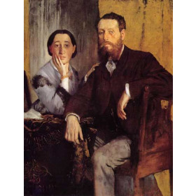 Degas, Edgar - Edmond and Therese Morbilli