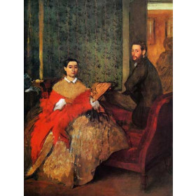 Degas, Edgar - Edmondo and Therese Morbilli