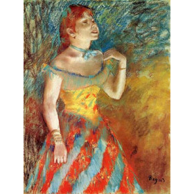 Degas, Edgar - Singer in Green