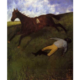 Degas, Edgar - The Fallen Jockey (also known as Fallen Jockey)