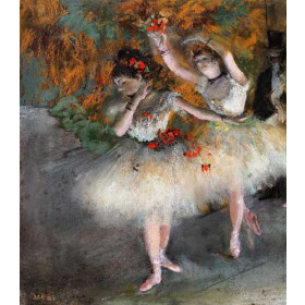 Degas, Edgar - Two Dancers Entering the Stage