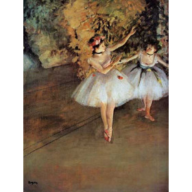 Degas, Edgar - Two Dancers on Stage