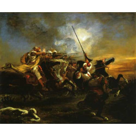 Delacroix, Eugene - Moroccan Military Exercises