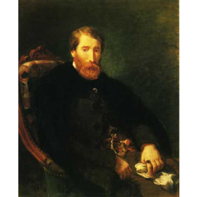 Delacroix, Eugene - Portrait of Alfred Bruyas