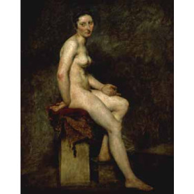 Delacroix, Eugene - Seated Nude
