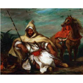 Delacroix, Eugene - Soldier of the Moroccan Imperial Guard