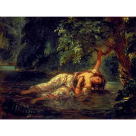 Delacroix, Eugene - The Death of Ophelia