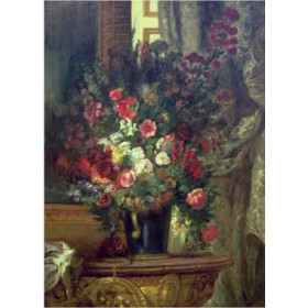 Delacroix, Eugene - Vase of Flowers