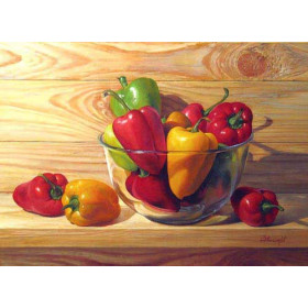 Dmitri Annenkov - Still life with Peppers