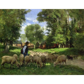 Dupre, Julien(France) - A Shepherd and His Flock