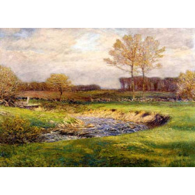 Dwight W. Tryon - The Brook in May