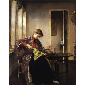 Edmund Tarbell - Girl Mending