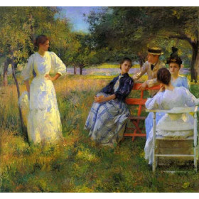 Edmund Tarbell - In the Orchard