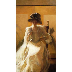 Edmund Tarbell - The Golden Screen