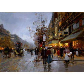 Edouard Leon Cortes - Les Grands Boulevards, Th