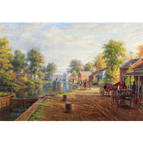 Edward Lamson Henry - Scene along Delaware and Hudson Canal