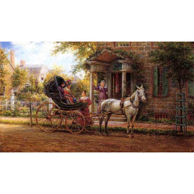 Edward Lamson Henry - Stopping for a Chat