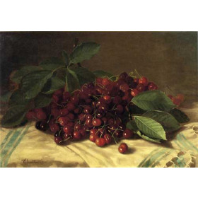 Edward Leavitt - Cherries on a Tabletop