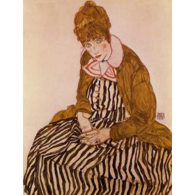 Egon Schiele - Edith Schiele, Seated