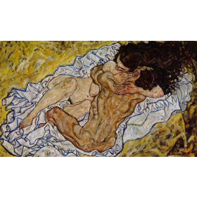 Egon Schiele - Embrace, AKA Lovers II