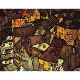 Egon Schiele - Krumau Town Crescent I