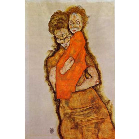 Egon Schiele - Mother and Child