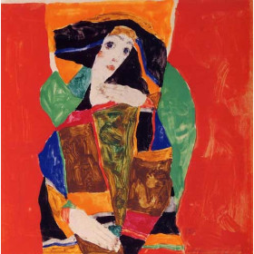 Egon Schiele - Portrait of a Woman