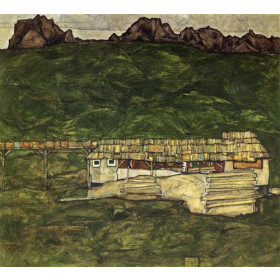 Egon Schiele - Sawmill