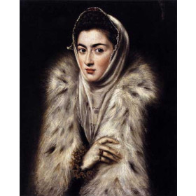 El Greco - A Lady in a Fur Wrap