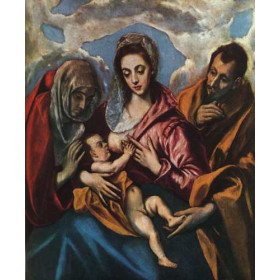 El Greco - Holy Family, The Virgin of the Good Milk