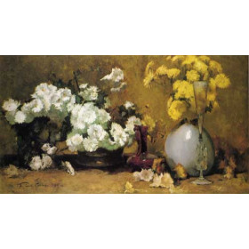 Emil Carlsen - Chrysanthemums