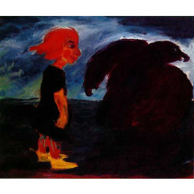 Emil Nolde - Child and Large Bird