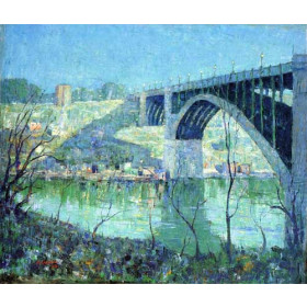 Ernest Lawson - Spring Night, Harlem River