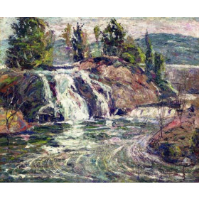 Ernest Lawson - Waterfall