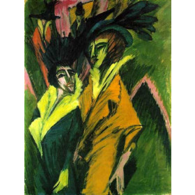 Ernst Ludwig Kirchner - Two Women in the Street